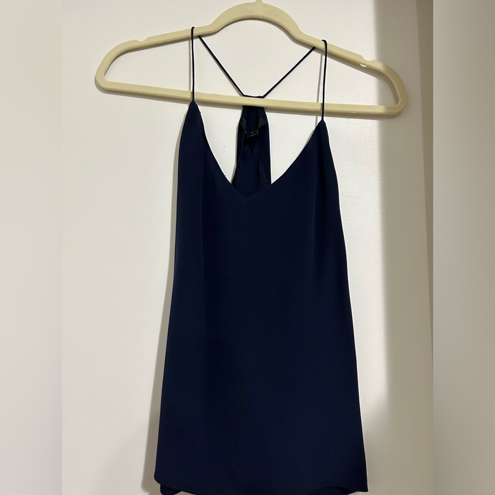Blue Racerback Tank Top